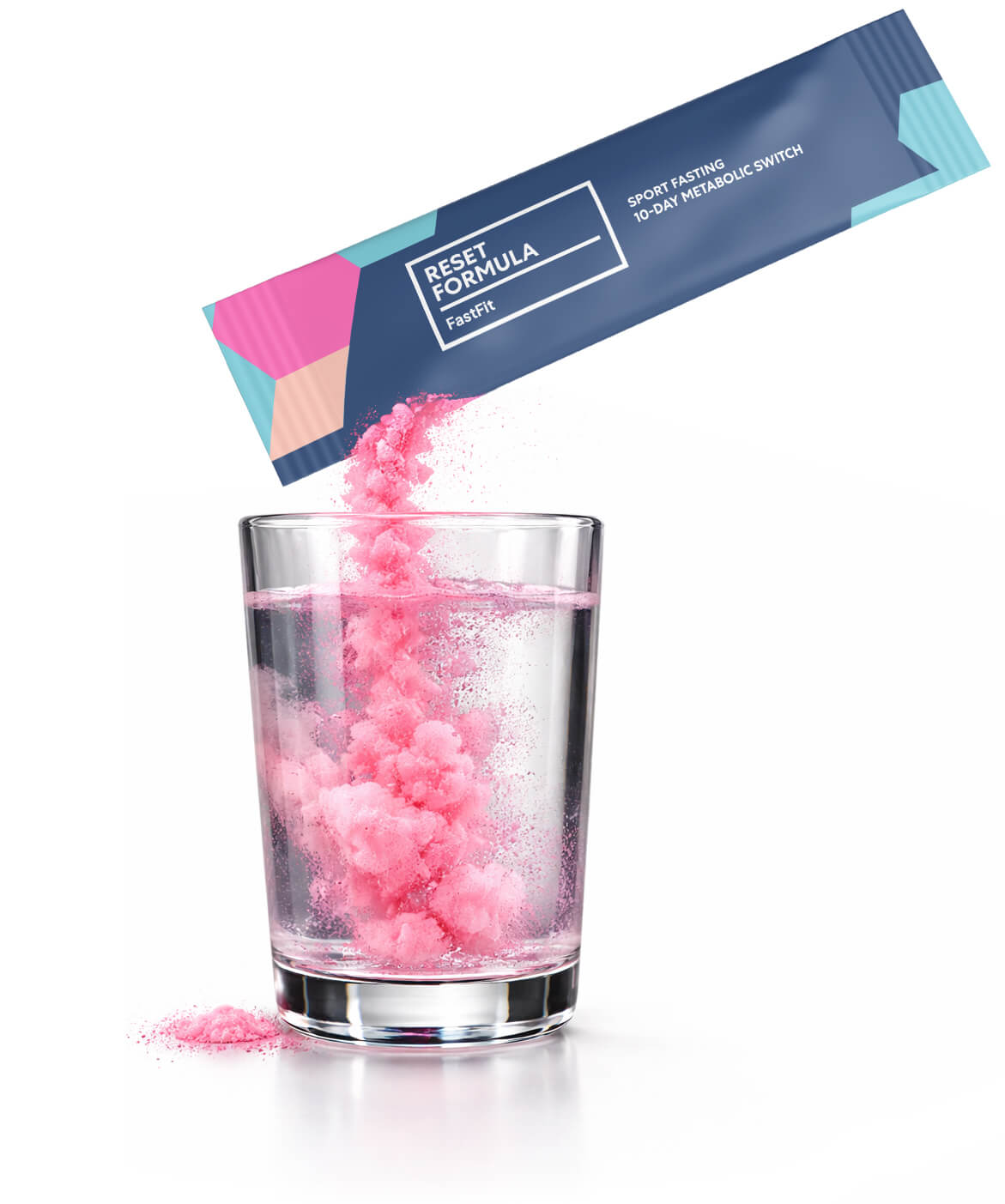 Fastfit Reset Formula Sportvasten Sachet with glass